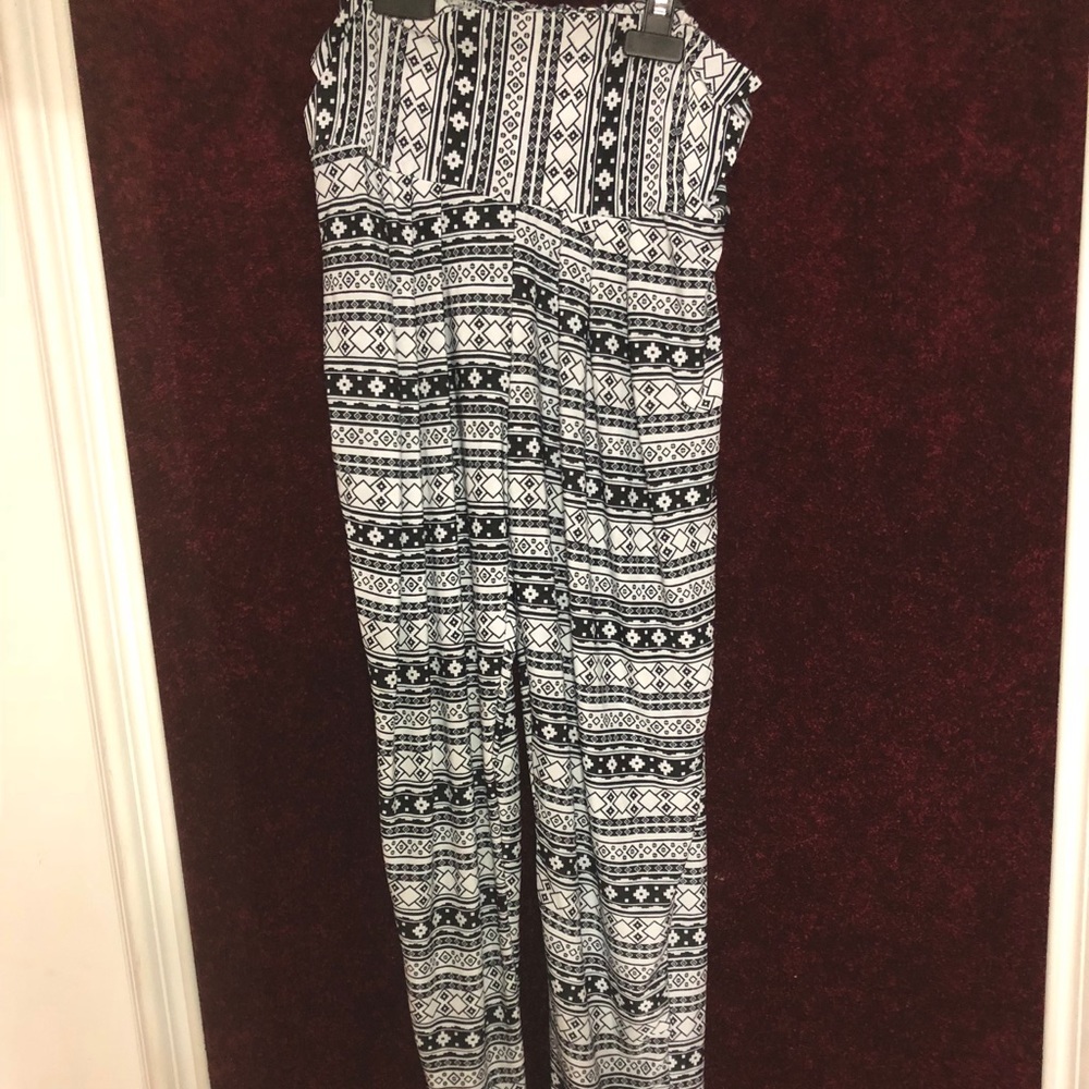 High-Waist Tribal Pants